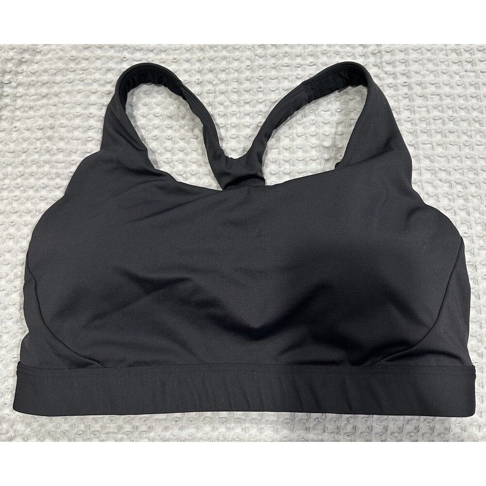 Athleta Black Sports Bra Large NWT